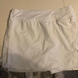 Nike white skort dri fit slim fit